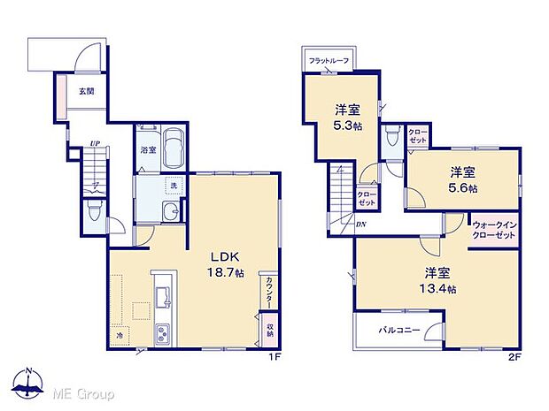 【3LDK】図面と異なる場合は現況を優先