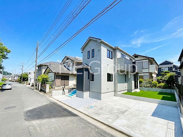 【前面道路含む現地写真】堂々完成!! ここから始まる新生活を応援いたします!