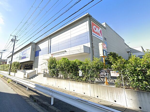 オーケー 市川田尻店(約698m)