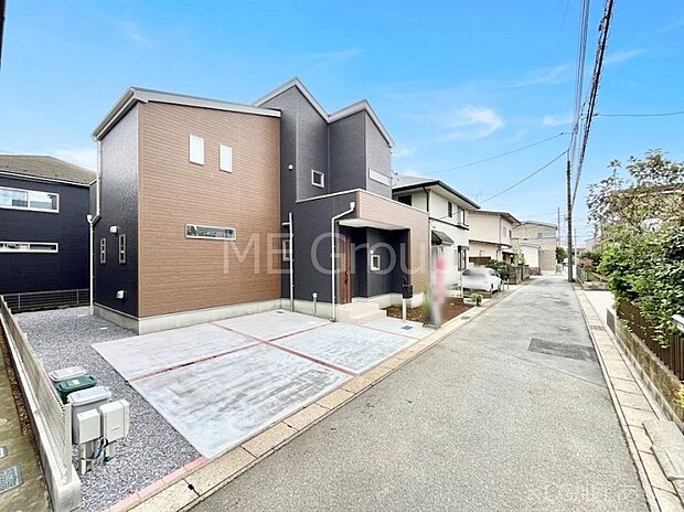 【前面道路含む現地写真】堂々完成!! ここから始まる新生活を応援いたします!