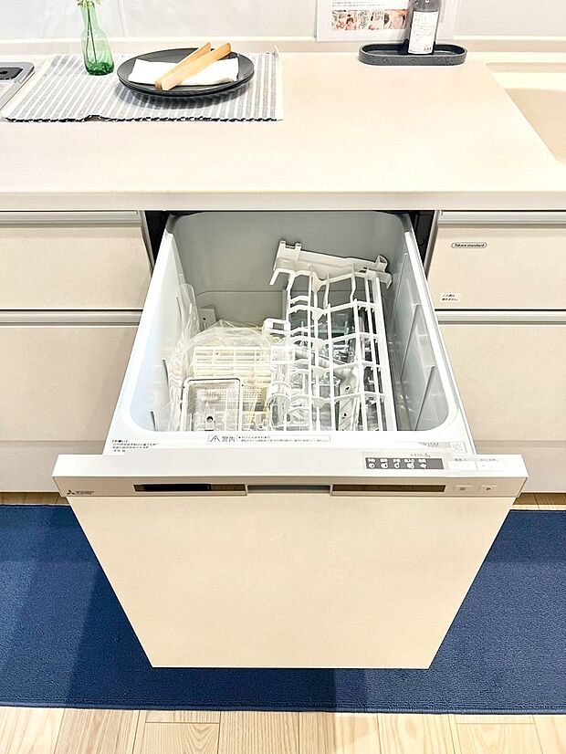 【食洗機】面倒なお片づけは食洗機にお任せ!家事の負担が減って、時間にも気持ちにもゆとりができます。