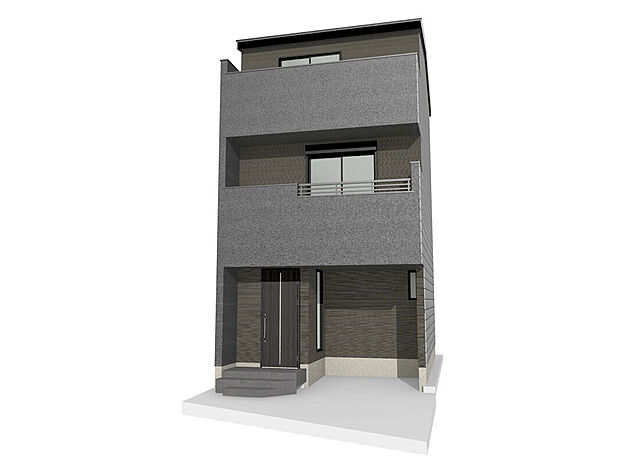 完成イメージ(※掲載の外観完成予想CGは、図面を基に描き起こしたもので実際とは多少異なります。)