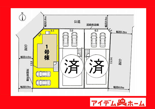 ●○●○全体区画図○●○●
　　　平日の案内も可能です♪
　お気軽にお問い合わせください！
