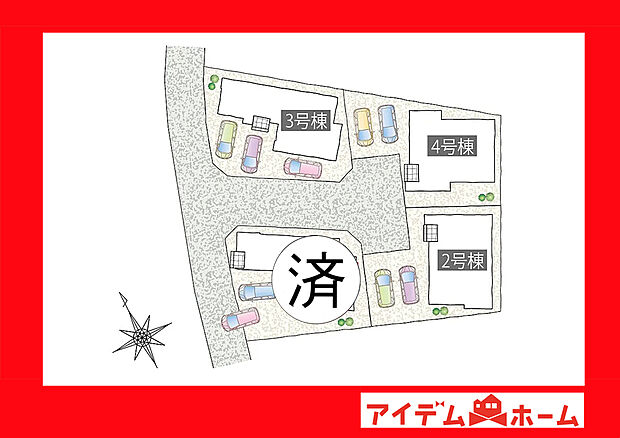 ●○●○全体区画図○●○●
　　　平日の案内も可能です♪
　お気軽にお問い合わせください！