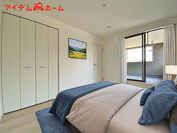 【寝室(1号棟)】家具はBGです。