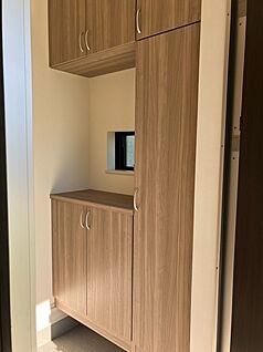 大容量の玄関収納