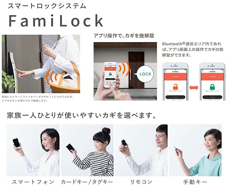 【LIXIL】スマートロックシステム「FamiLock」