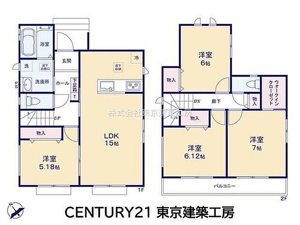 3190万円、4LDK、土地面積113.77m2、建物面積94.39m2 ◆15帖LDKを中心に全居室収納やWICを備え、暮らしやすさと収納力を両立した住まいです。