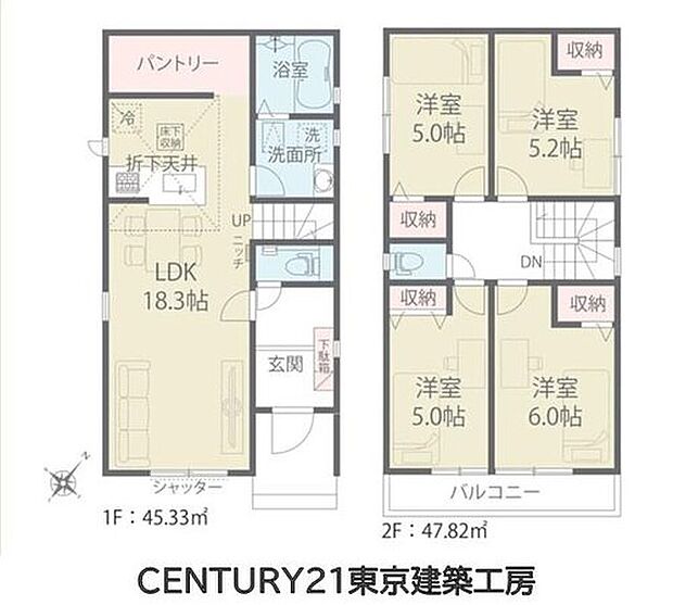 5199万円、4LDK、土地面積100.15m2、建物面積93.15m2