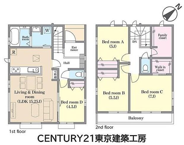 3690万円、4LDK、土地面積92.87m2、建物面積96.05m2 ◆WICやファミリークロークを備えた収納豊富な間取りです。