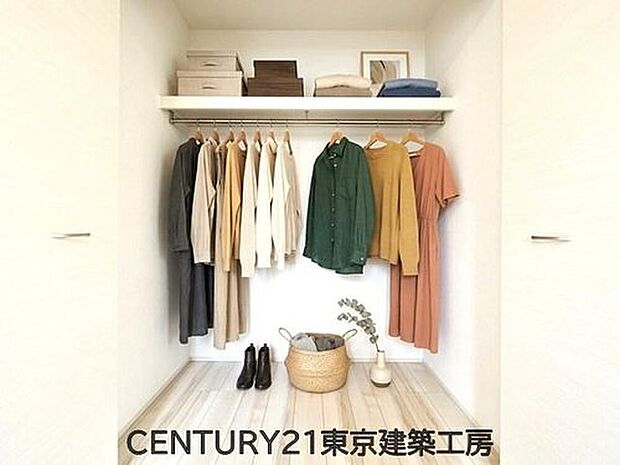 【同仕様:家具はCGにてレイアウト】
◇ゆったりとした空間となるよう各居室に収納スペースを用意し、快適にお過ごしいただけます♪