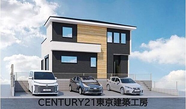 【完成予想図(外観)】◆住宅ローンに強い◆頭金0円・諸費用・家具家電費用・オプション費用・他に借入がある方もお任せ下さい!豊富な販売実績で住宅購入をサポート♪