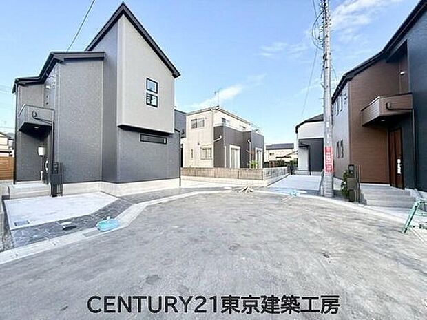 【現地外観写真】静かさと利便性のバランスがとれた街並みの第一種住居地域!