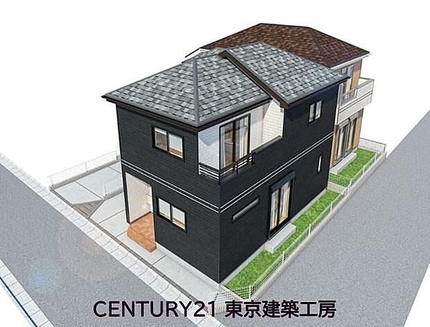 【完成予想図(外観)】◆住宅ローンに強い◆頭金0円・諸費用・家具家電費用・オプション費用・他に借入がある方もお任せ下さい！豊富な販売実績で住宅購入をサポート♪ 物件探しはもちろんのこと諸費用・金融機関すべてお任せ下さい