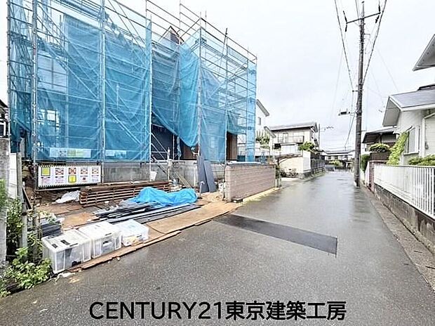 【前面道路含む現地写真】◆栗山小学校まで徒歩7分で通学も安心の立地です♪