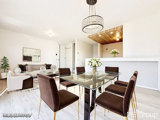 ■くつろぎと笑顔が集まる、心温まるリビング