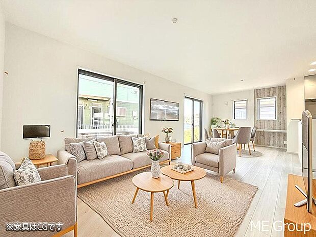 ■心落ち着く場所、ゆったり過ごせるリビング