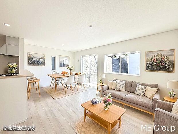 ■くつろぎと笑顔が集まる、心温まるリビング