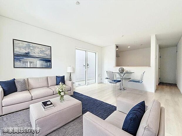 ■心落ち着く場所、ゆったり過ごせるリビング