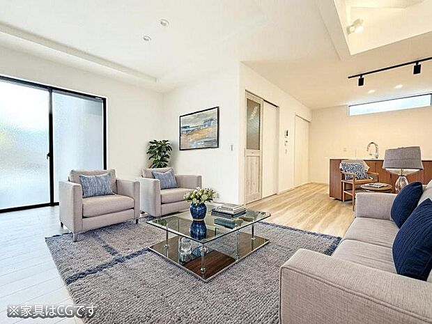 ■心落ち着く場所、ゆったり過ごせるリビング