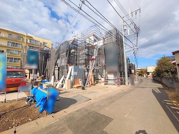 【前面道路含む現地写真】■新しい住まい、街の新しい風景