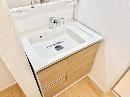 ハンドシャワー付洗面台