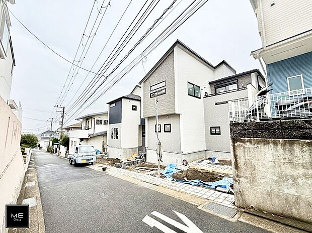 【前面道路含む現地写真】■新しい住まい、街の新しい風景