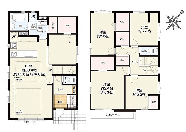 【4LDK】2号棟