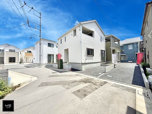 【前面道路含む現地写真】■新しい住まい、街の新しい風景