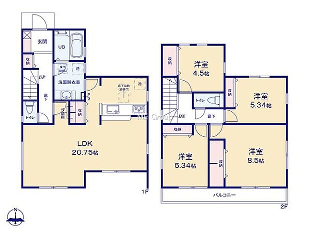 【4LDK】2号棟  