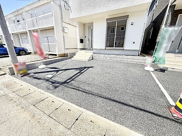 【駐車場】1号棟  ■快適な駐車スペースで安心