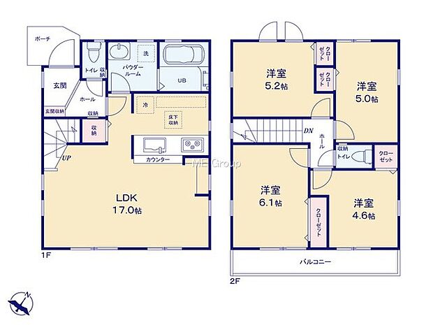 【4LDK】1号棟  