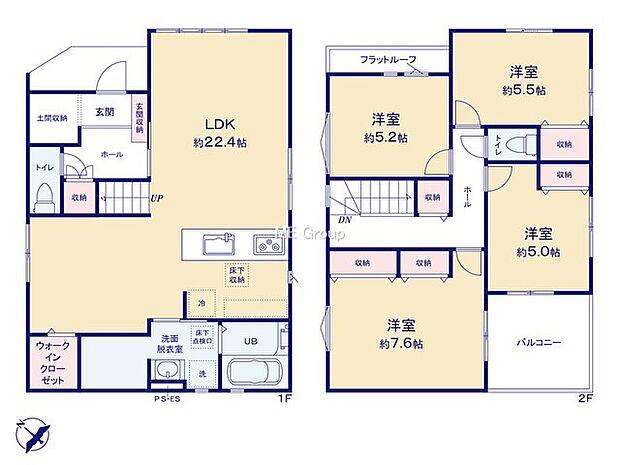 【4LDK】1号棟  