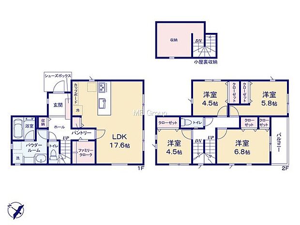 【4LDK】1号棟