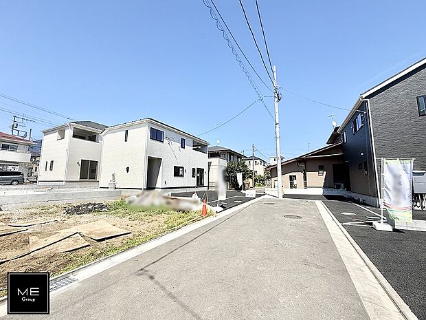 【前面道路含む現地写真】■新しい住まい、街の新しい風景