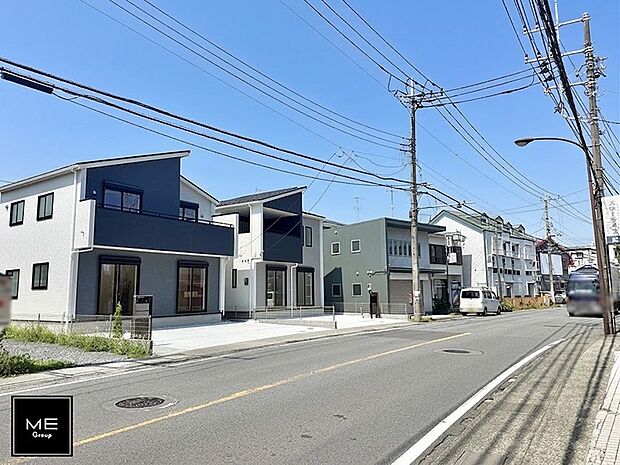 【前面道路含む現地写真】■新しい時代の息吹を感じる、心地よい環境