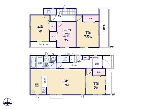 【4LDK】A号棟  