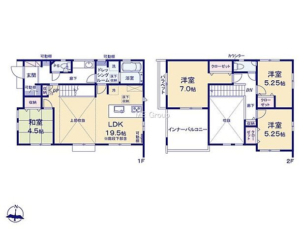 【4LDK】1号棟  
