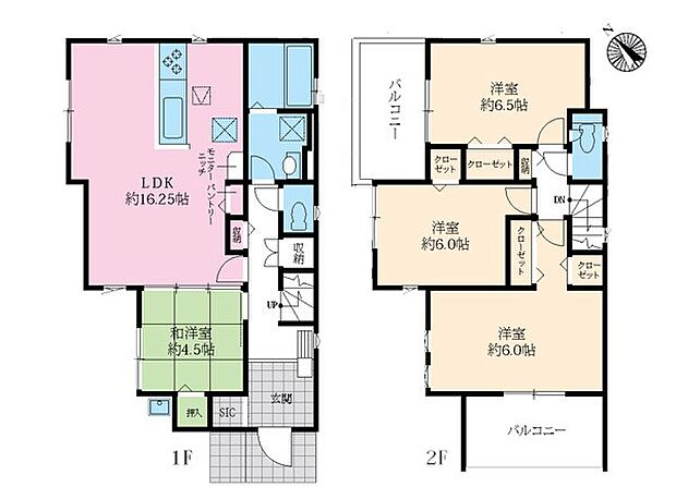【3LDK】2号棟  