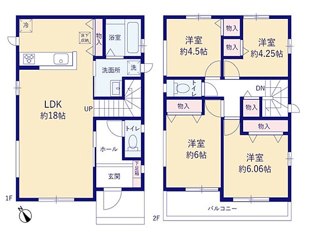 【4LDK】A号棟