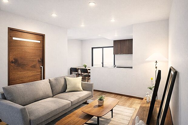 【LDKイメージパース】
吹抜が開放感を演出します！