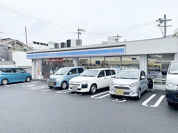 ローソン京都城陽郵便局前店（約275m）
