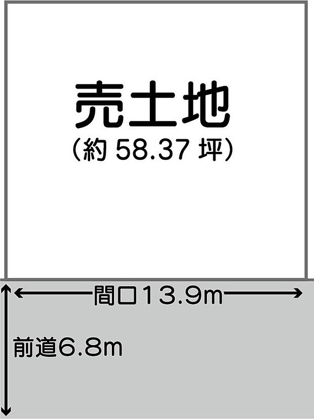 建築条件無土地でも販売中!形の整った土地のためまどりの自由度も高い!詳しくはお問合せください!