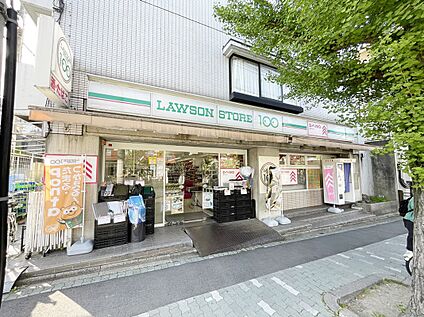 ローソンストア100 約413ｍ(徒歩6分)