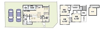 ※私道負担面積及びセットバック面積15.71ｍ2別 