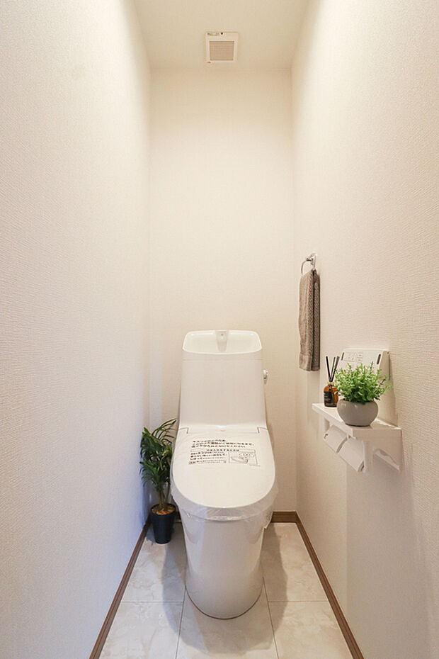 【施工例：トイレ】ウォシュレットが備わっているトイレです！