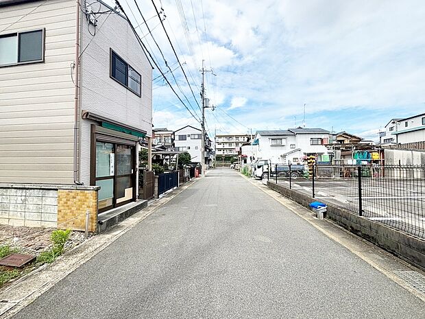 【【現地】】地下鉄「椥辻」駅まで徒歩１４分！
現地（2026年9月）撮影