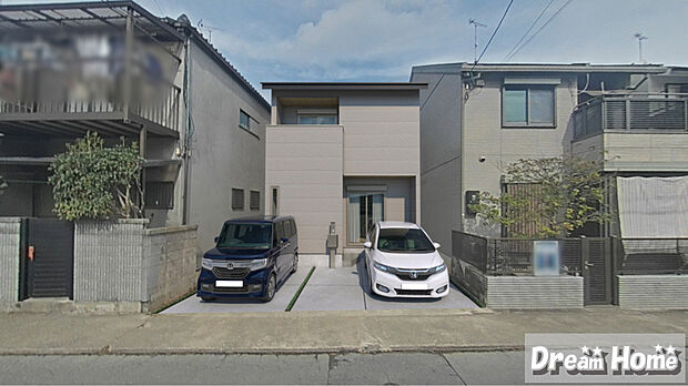 【パース図:外観】「こんなお家に住みたい!」を可視化。(※実際の色味や材質とは異なる場合がございます)