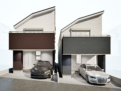 完成予想パース（外観）