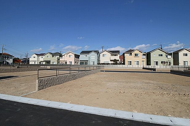【現地写真】プランの自由度が高い整形地です